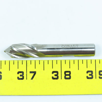 Harvey Tool 14328 7/16" Cobalt Drill/End Mill 4 Flute 90° Drill Point 2-5/8" OAL