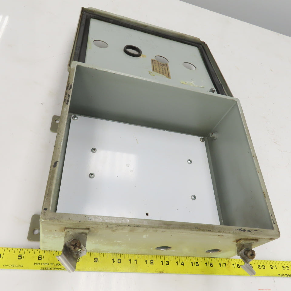12" H x 10" W x 5" D Electrical Enclosure W/Backplate Wall Mount