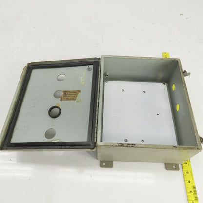 12" H x 10" W x 5" D Electrical Enclosure W/Backplate Wall Mount