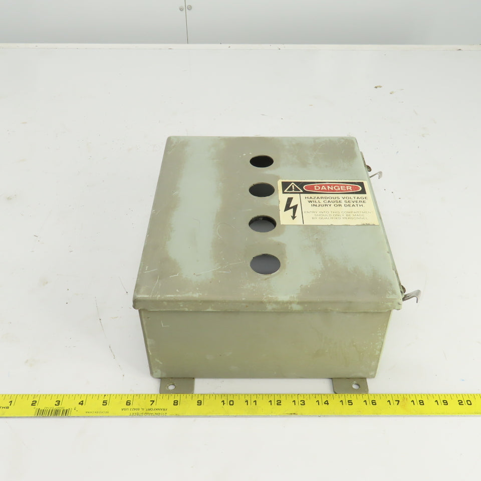 12" H x 10" W x 5" D Electrical Enclosure W/Backplate Wall Mount