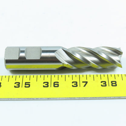 Cleveland C31957 13/16" 4 Flute Spiral Square End Mill HSS 7/8" Weldon 2" LOC