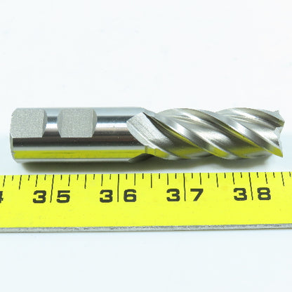 Cleveland C31957 13/16" 4 Flute Spiral Square End Mill HSS 7/8" Weldon 2" LOC