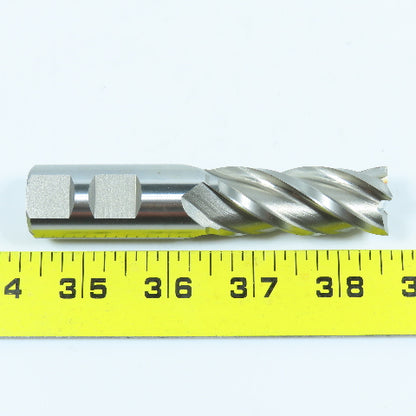 Cleveland C31957 13/16" 4 Flute Spiral Square End Mill HSS 7/8" Weldon 2" LOC