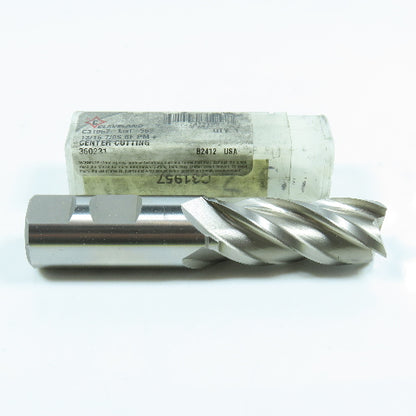 Cleveland C31957 13/16" 4 Flute Spiral Square End Mill HSS 7/8" Weldon 2" LOC