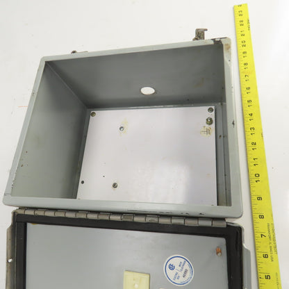 10" H x 8" W x 6" D Electrical Enclosure W/Backplate Wall Mount