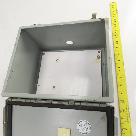 10" H x 8" W x 6" D Electrical Enclosure W/Backplate Wall Mount