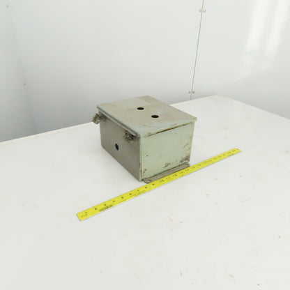 10" H x 8" W x 6" D Electrical Enclosure W/Backplate Wall Mount