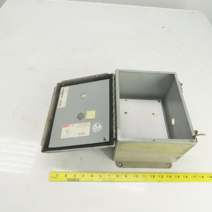 10" H x 8" W x 6" D Electrical Enclosure W/Backplate Wall Mount