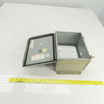 10" H x 8" W x 6" D Electrical Enclosure W/Backplate Wall Mount