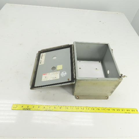 10" H x 8" W x 6" D Electrical Enclosure W/Backplate Wall Mount