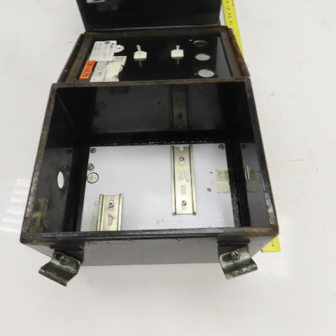 Hoffman A10086CH/SPL 10" H x 8" W x 6" D Electrical Enclosure W/Backplate Lot/2