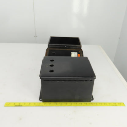 Hoffman A10086CH/SPL 10" H x 8" W x 6" D Electrical Enclosure W/Backplate Lot/2