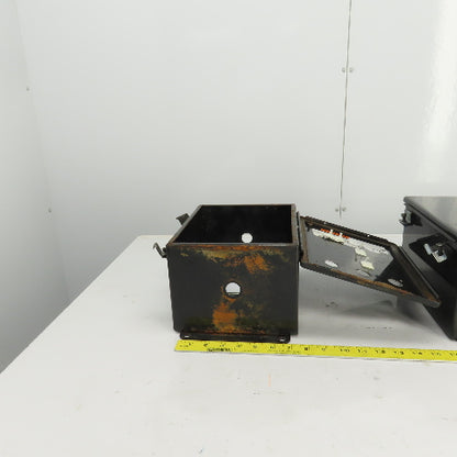 Hoffman A10086CH/SPL 10" H x 8" W x 6" D Electrical Enclosure W/Backplate Lot/2