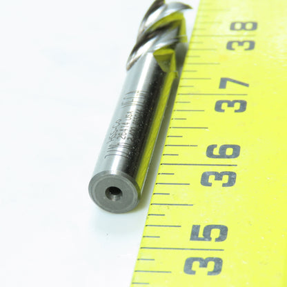 7/16" 4 Flute Spiral Square End Mill HSS 3/8" Weldon 2"LOC 2-11/16"OAL USA Lot/2