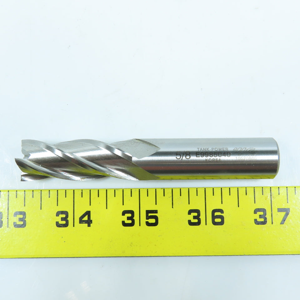 YG-1 E9985040 5/8" 4 Flute Spiral Square End Mill HSS 5/8" Weldon 2" LOC