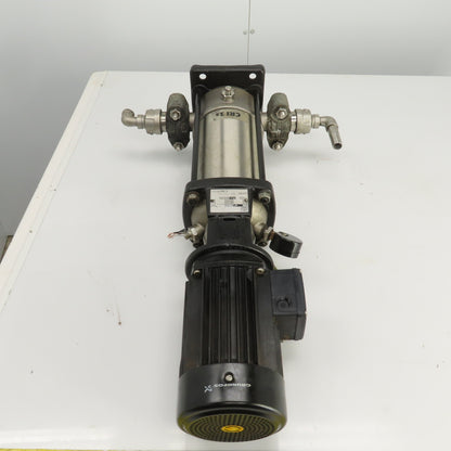 Grundfoss CRI1S-13A-P-I-E-HOOE Vertical Centrifugal Pump W/Motor 1HP 230/460V