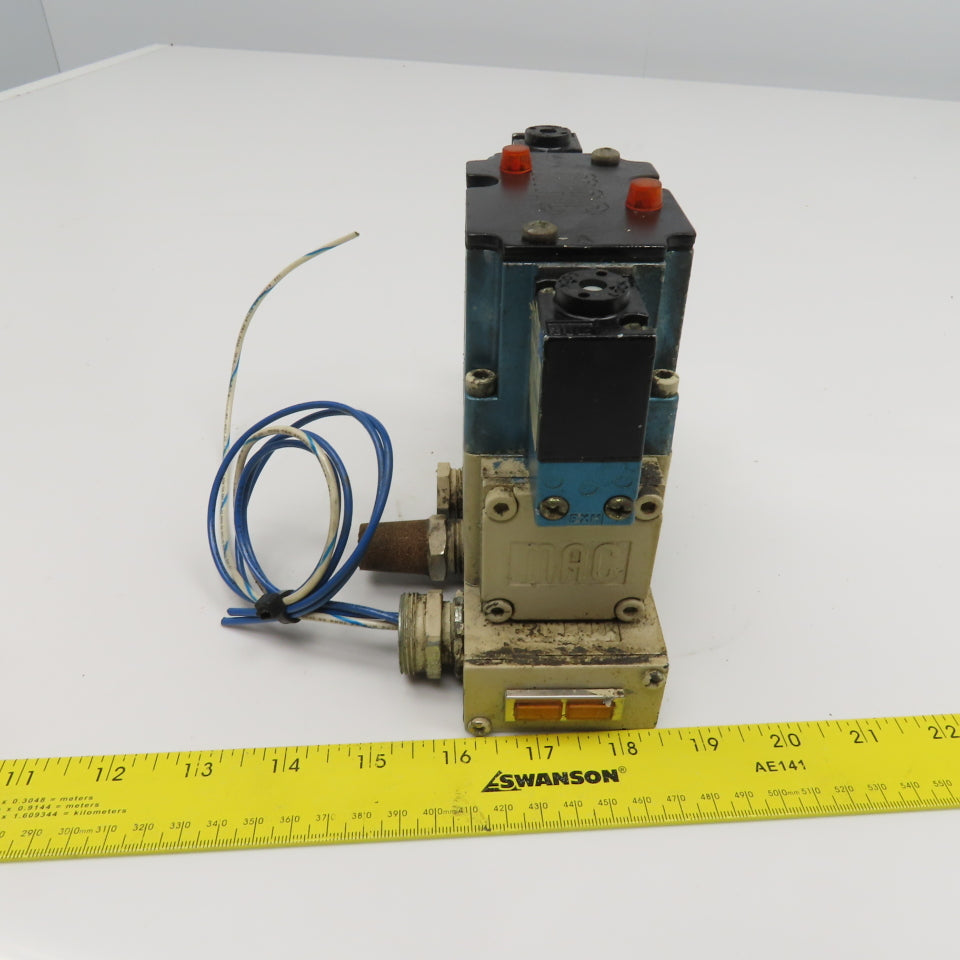 MAC 6343D-311-PM-501DA PR63C-21FA Pneumatic Valve 3 Way Float Center 24VDC