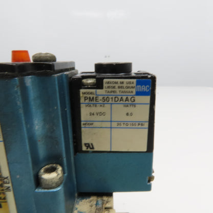 MAC 6343D-311-PM-501DA PR63C-21FA Pneumatic Valve 3 Way Float Center 24VDC