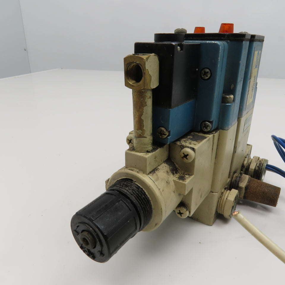 MAC 6343D-311-PM-501DA PR63C-21FA Pneumatic Valve 3 Way Float Center 24VDC