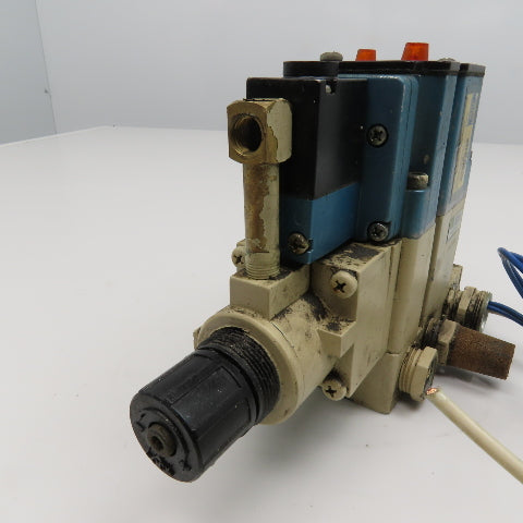 MAC 6343D-311-PM-501DA PR63C-21FA Pneumatic Valve 3 Way Float Center 24VDC