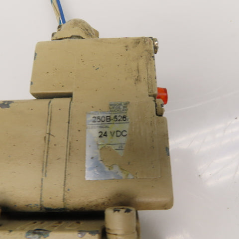MAC 3 Port 2 Position Pneumatic Solenoid Operated Valve 24VDC Coil 1" NPT