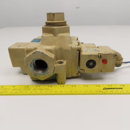 MAC 3 Port 2 Position Pneumatic Solenoid Operated Valve 24VDC Coil 1" NPT