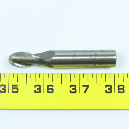 E.C BMR 214 7/16" Cobalt Round End Mill 2 Flute  1/2" Dia Shank Lot of 2