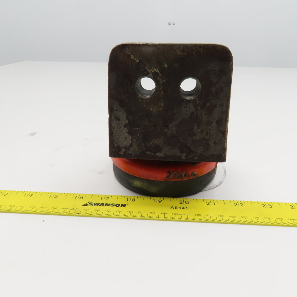 Cast Iron Bracket Mounted Anti Vibration Leveling Foot 4-1/2" Pad Lot Of 3