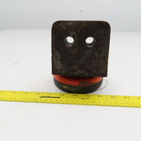 Cast Iron Bracket Mounted Anti Vibration Leveling Foot 4-1/2" Pad Lot Of 3