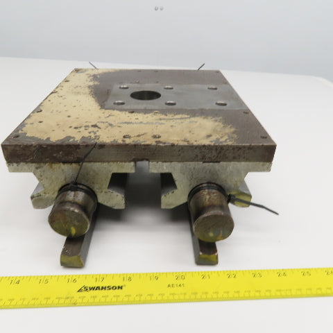 11" x 10" Steel Slide Plate On 1" Linear Rails 16" Long 5" Stroke