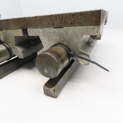 11" x 10" Steel Slide Plate On 1" Linear Rails 16" Long 5" Stroke