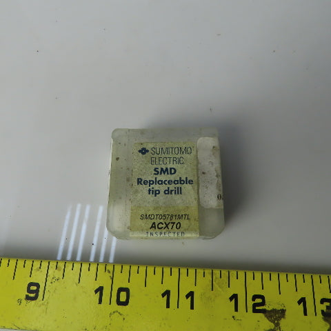 Sumitomo SMDT05784MTL 37/64" Carbide Replacement Drill Tip Insert  ACX80