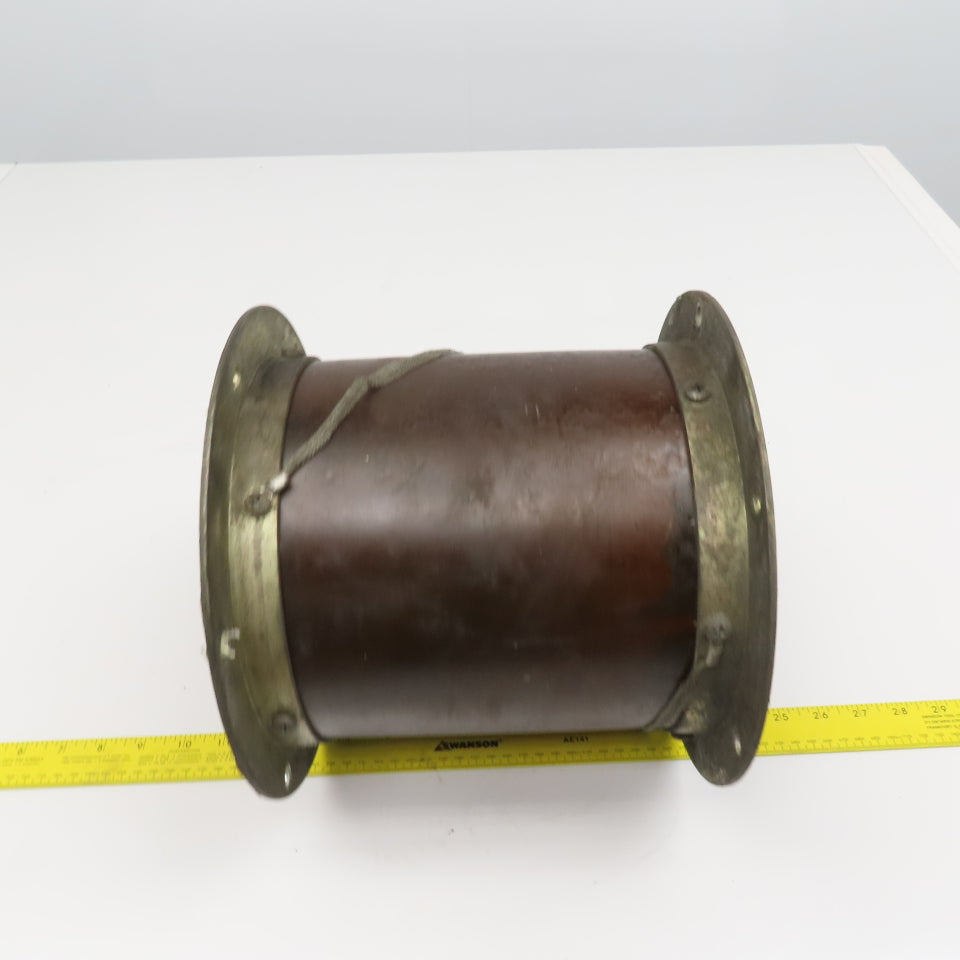 7" Flanged Shot Peen Sand Blast Abrasion Resistant Duct Connector 9" Long