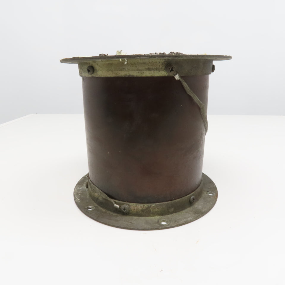 7" Flanged Shot Peen Sand Blast Abrasion Resistant Duct Connector 9" Long