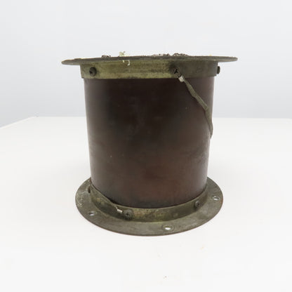 7" Flanged Shot Peen Sand Blast Abrasion Resistant Duct Connector 9" Long