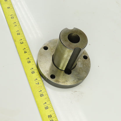 TL6365 DET 381 2" Precision Steel Cylindrical Positioning Pin W/4-1/2"OD Mount