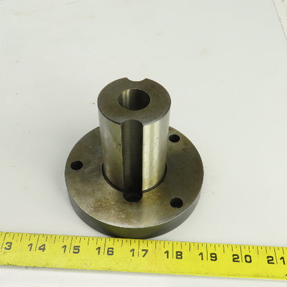TL6365 DET 381 2" Precision Steel Cylindrical Positioning Pin W/4-1/2"OD Mount