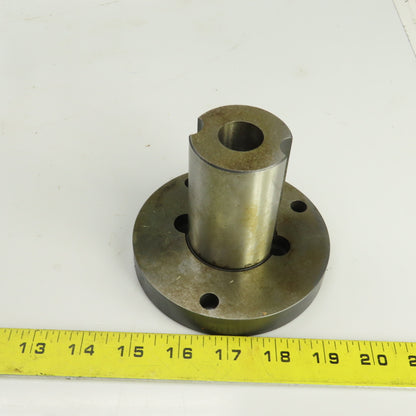 TL6365 DET 381 2" Precision Steel Cylindrical Positioning Pin W/4-1/2"OD Mount