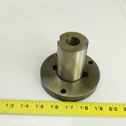 TL6365 DET 381 2" Precision Steel Cylindrical Positioning Pin W/4-1/2"OD Mount