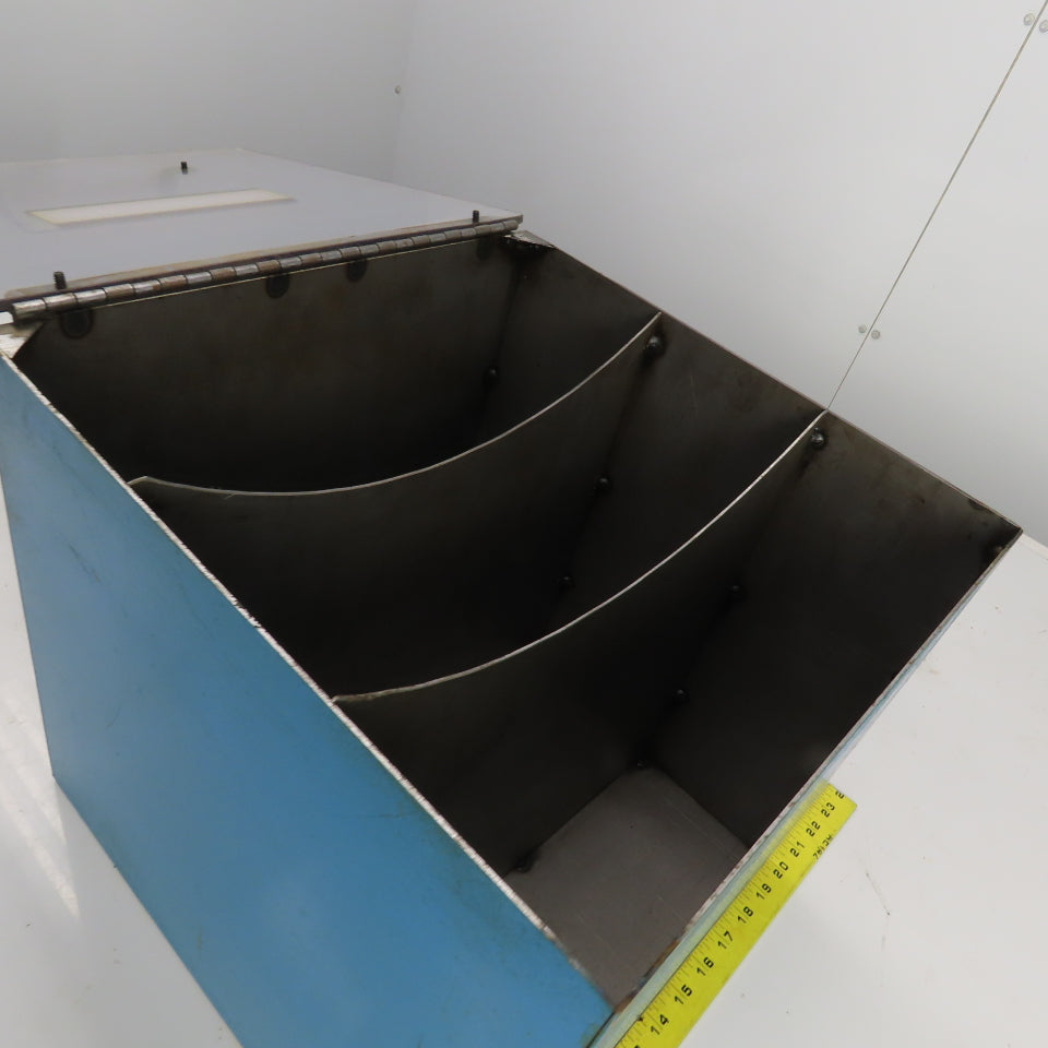 13-1/8" x 13-1/2" x 12-3/8" Industrial Organizer Bin / Container 3 Slot