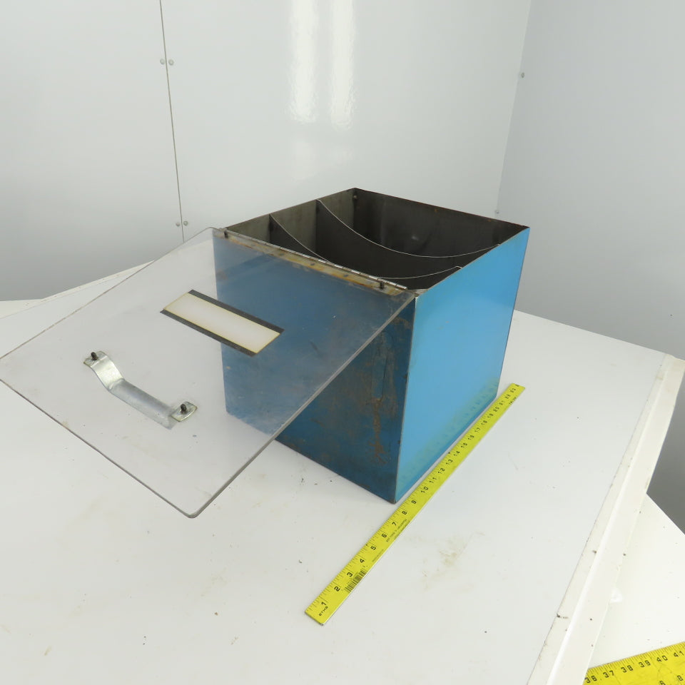 13-1/8" x 13-1/2" x 12-3/8" Industrial Organizer Bin / Container 3 Slot
