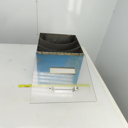 13-1/8" x 13-1/2" x 12-3/8" Industrial Organizer Bin / Container 3 Slot