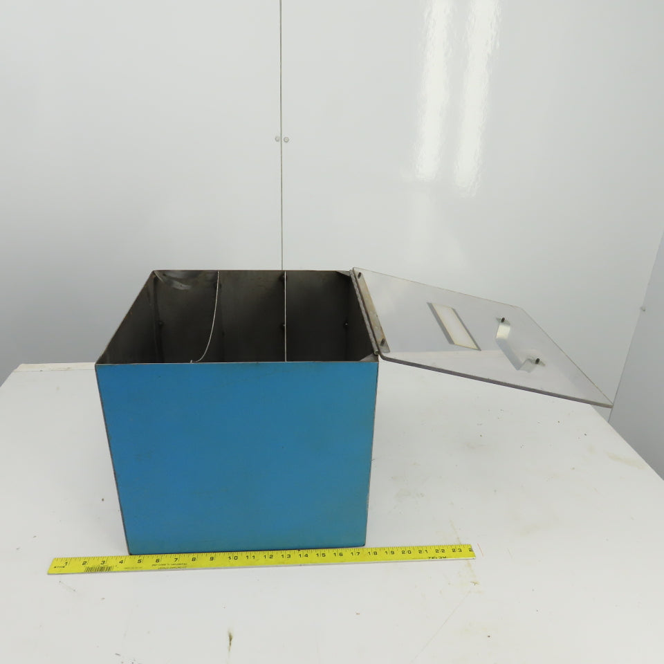 13-1/8" x 13-1/2" x 12-3/8" Industrial Organizer Bin / Container 3 Slot