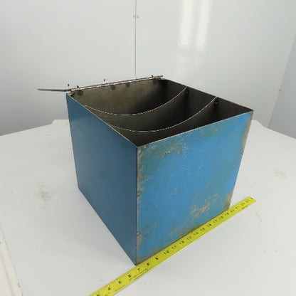 13-1/8" x 13-1/2" x 12-3/8" Industrial Organizer Bin / Container 3 Slot