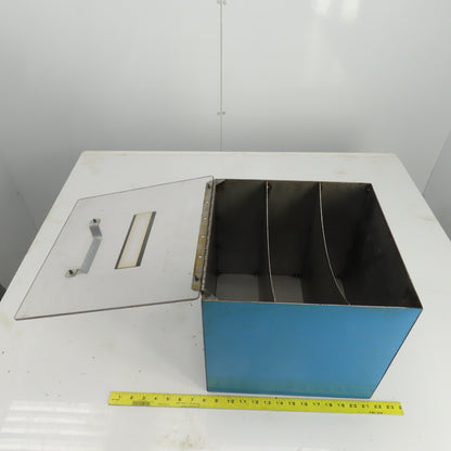 13-1/8" x 13-1/2" x 12-3/8" Industrial Organizer Bin / Container 3 Slot