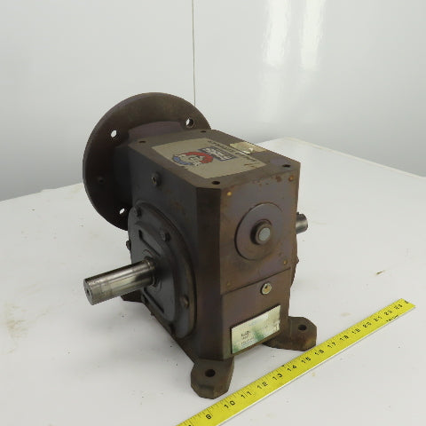 Leeson W6320186 Iron Man 15:1 Ratio Gear Box W/Thru Shaft 3.590HP 1688 LB Torque
