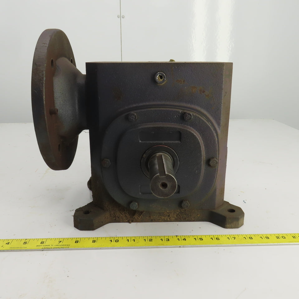 Leeson W6320186 Iron Man 15:1 Ratio Gear Box W/Thru Shaft 3.590HP 1688 LB Torque