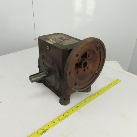 Leeson W6320186 Iron Man 15:1 Ratio Gear Box W/Thru Shaft 3.590HP 1688 LB Torque