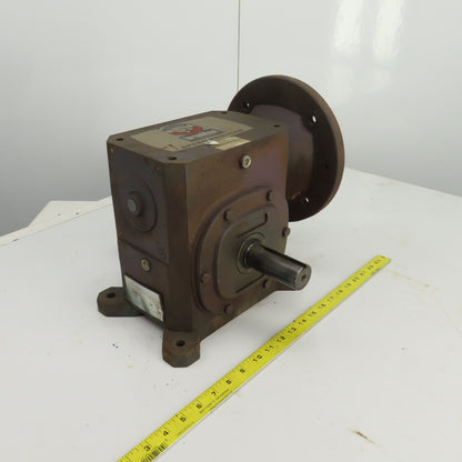 Leeson W6320186 Iron Man 15:1 Ratio Gear Box W/Thru Shaft 3.590HP 1688 LB Torque