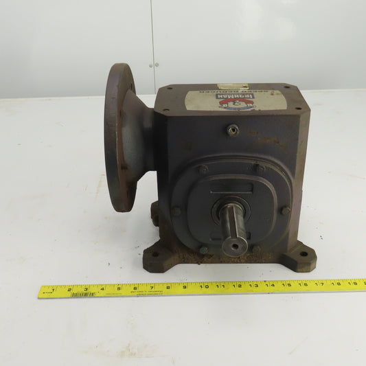 Leeson W6320186 Iron Man 15:1 Ratio Gear Box W/Thru Shaft 3.590HP 1688 LB Torque